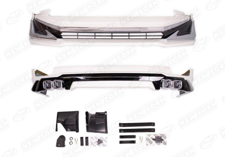 Toyota Land Cruiser Prado LC 150 (2 рестайлинг) 2017 - н.в. Обвес Modellista белый перламутр