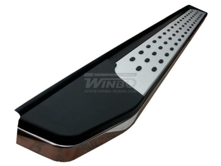 Подножки боковые алюминиевые из нержавеющей стали 170 см