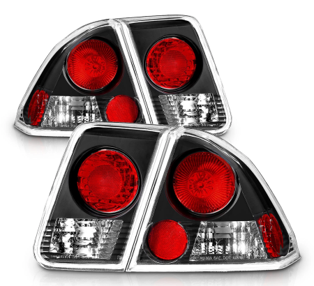 Honda Civic (00-03) седан фонари (стопы) задние черные