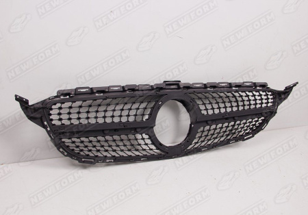 Mercedes-Benz C-Klasse W205 2014 - 2018 Решетка радиатора Diamond Sport серебро