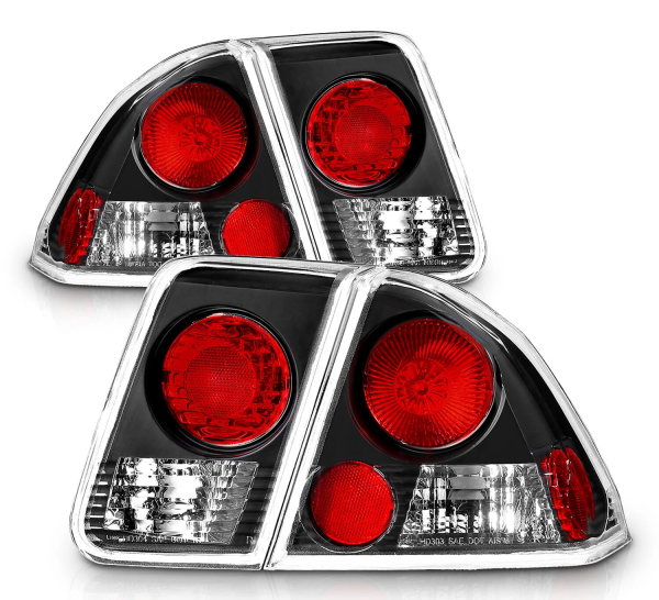 Honda Civic (00-03) седан фонари (стопы) задние черные