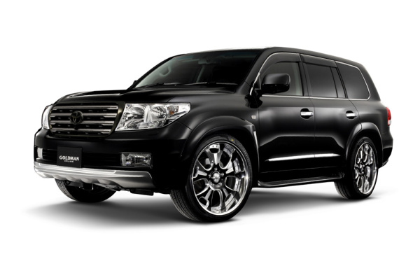 Toyota Land Cruiser 200 (07-11) Накладка (юбка) GOLDMAN DAMD на передний бампер