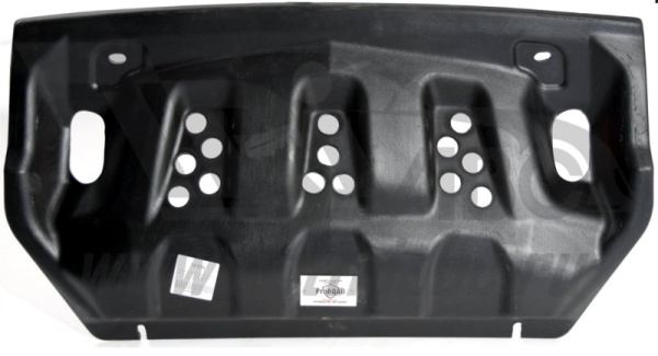 Mitsubishi Pajero (07–) Защита радиатора, композит 8 мм (V-3,0,3,2TD)