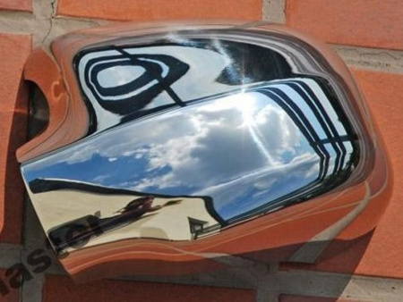 Renault Duster (2010-) накладки на боковые зеркала из нержавеющей стали, комплект 2 шт.