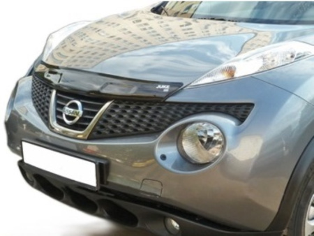 Дефлектор капота темный Nissan Juke 2011-