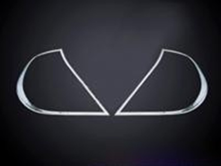 Toyota Camry V30 (02-06) хромированные окантовки на задние фонари, комплект 2 шт.