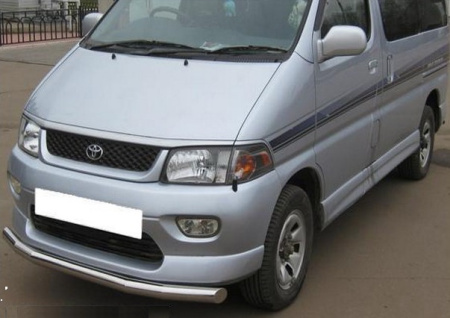 Toyota Hiace (98-) защита переднего бампера, труба 70 мм