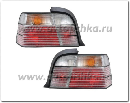 BMW 3 E36 4 дв. седан фонари задние серебристые, комплект 2 шт.
