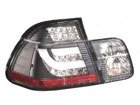 BMW 3 E46 (02-05) 4 дв. седан фонари задние светодиодные черные, комплект лев.+прав.