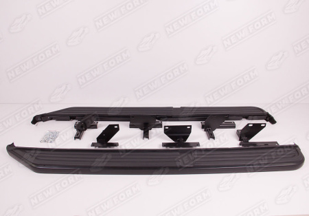 Land Rover Discovery 4 поколение (рестайлинг) 2013 - 2016 штатные пороги внешние черные