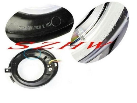 Toyota Land Cruiser Prado 150 (2010-) рамки противотуманных фар с подсветкой DRL и рулевым диммером