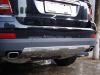 Mercedes-Benz GL class (09-) хромированная накладка на задний бампер, нержавеющая сталь