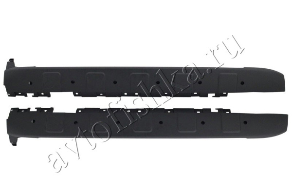 BMW X3 (2011-) боковые подножки из алюминия в стиле Оригинал.