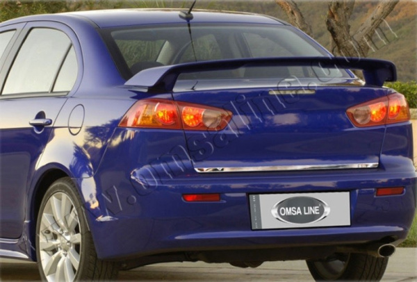 Mitsubishi Lancer (07–) Накладка нижней кромки крышки багажника, нерж.