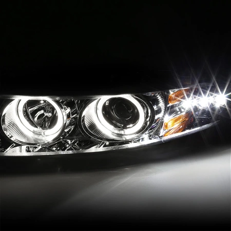 Chrysler Sebring, Dodge Avenger (95-00) фары линзованные передние хромированные, светодиодные