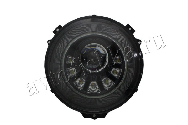 Mercedes G-Klasse (2007-2018) фары передние (черные) Mansory 7 диодов