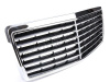 Mercedes S W140 (92-99) решетка радиатора черная, дизайн "Авангард", с рамкой, 13 ламелей