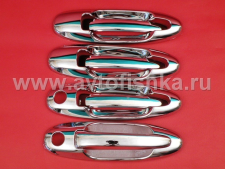 Lexus LX470 (98-07) накладки на ручки и под ручки дверей, комплект 8 шт.