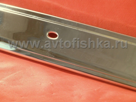 Nissan Qashqai 07- накладка на ручку задней двери из полированной нержавеющей стали под смарт ключ