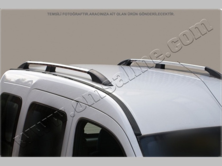 Citroen Berlingo длинная база (96-) рейлинги на крышу, с пластиковыми опорами.