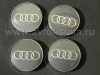 Audi, все модели крышки ступиц колеса, хромированные, диаметр 59 мм, комплект 4 шт.