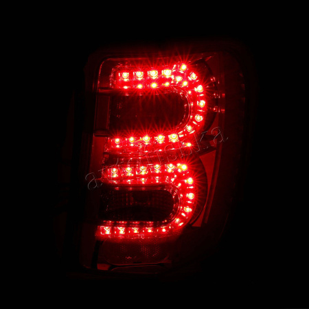 Jeep Grand Cherokee (99-04) фонари задние светодиодные красно-тонированные, комплект 2 шт.