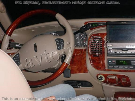 Декоративные накладки салона Lincoln Navigator 1997-1999 подстаканники