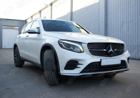 Mercedes-Benz GLC-Klasse C253 2016 - 2019 Решетка радиатора Diamond Sport черная под камеру