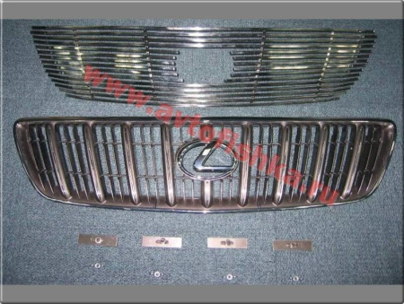 Lexus RX300 (00-03) накладка на решетку радиатора хромированная из нержавеющей стали.