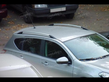 Nissan Qashqai (2007-) рейлинги с алюминиевыми ножками