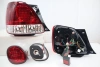 Lexus GS300, GS430 (97-04) задние фонари светодиодные красно-хромированные, комплект лев.+прав.
