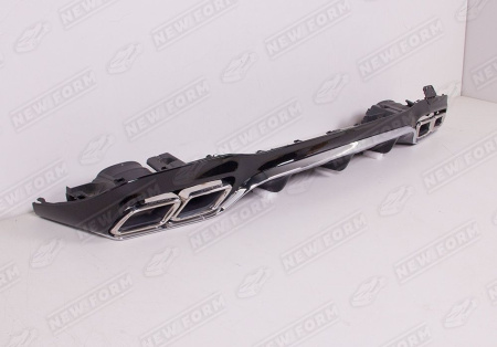 Mercedes-Benz E-Klasse W213 2016 - 2020 Диффузор заднего бампера 6.3 AMG с насадками на глушитель