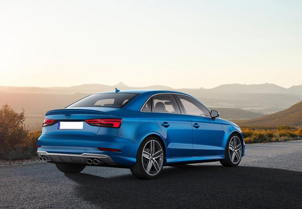 Диффузор S3 в бампер для Audi A3 седан 2017-2020