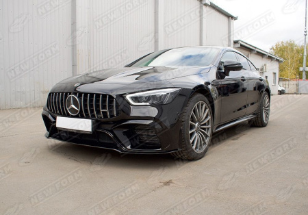 Mercedes-Benz AMG GT C190 рестайлинг 2017-н.в. Обвес 6.3 AMG с решеткой радиатора