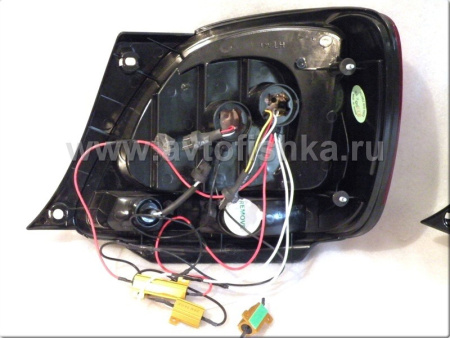 Lexus GS300, GS430 (97-04) задние фонари красно-тонированные светодиодные, комплект 2 шт.
