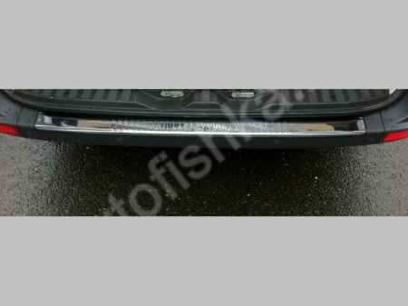 Mercedes Sprinter W906 (2006-) накладка на задний бампер из нержавеющей стали, 1 шт.