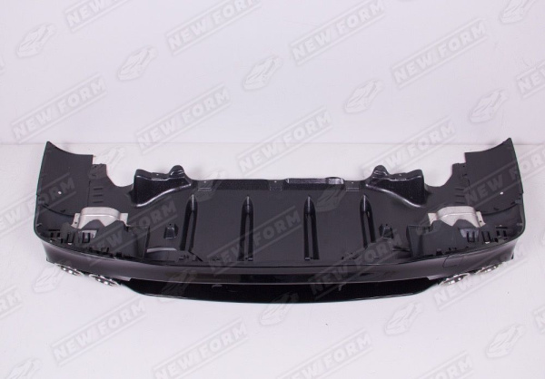 Mercedes-Benz CLA-Klasse C118/X118 2019 - н.в. Диффузор заднего бампера с хром насадками 4.5 AMG