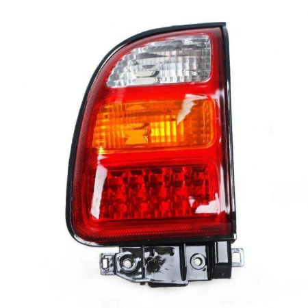 Toyota RAV4 (97-01) фонари задние, светодиодные красно-хромированные, комплект 2 шт.