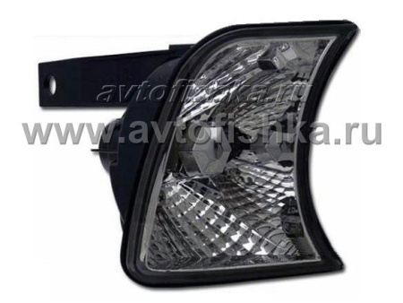 BMW 5 E34 (88-95) поворотники угловые прозрачные тонированные, комплект 2 шт.