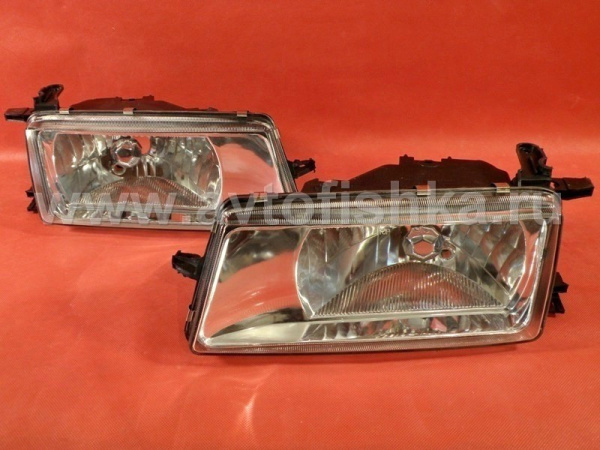 Opel Vectra A (88-92) фары передние хромированные, комплект 2 шт.
