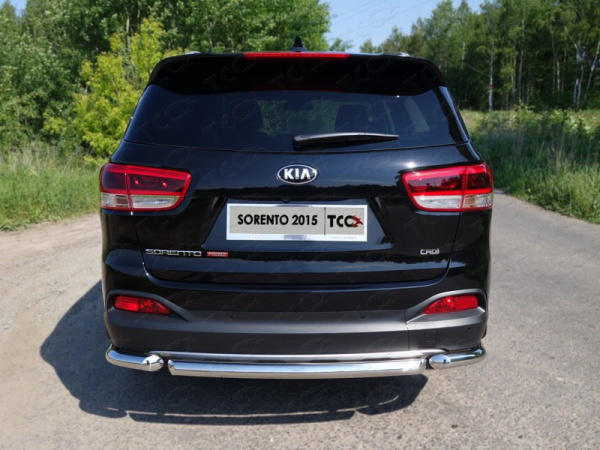 Kia Sorento (15–) Защита задняя (уголки) 60,3 мм