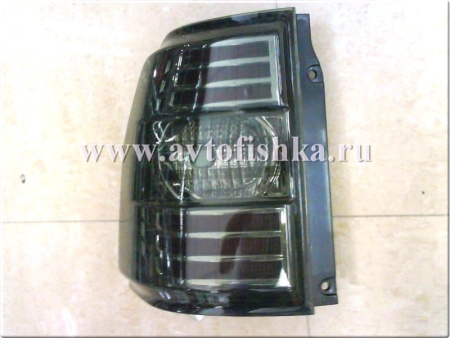 Mitsubishi Pajero 4 (06-) фонари задние светодиодные тонированные, комплект 2 шт.