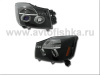Nissan Titan (04-15), Armada (04-07) фары передние линзовые, со светящимися ободками и светодиодной подсветкой, комплект 2 шт.