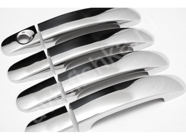 Ford C-Max (2011-) накладки на ручки дверей из нержавеющей стали, комплект 4 шт.