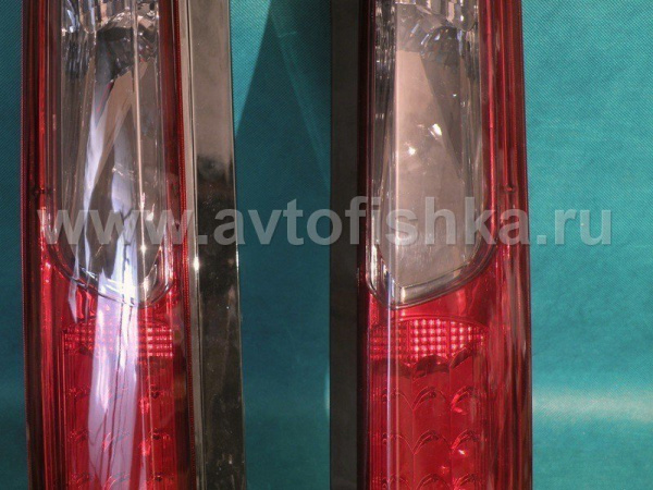 Ford Focus 2 (05-07) 3, 5 дв. хэтчбек фонари задние светодиодные красно-тонированные, комплект 2 шт.