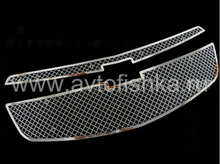 Chevrolet Cruze (08-) накладки на решетку радиатора из нержавеющей стали в стиле Bentley
