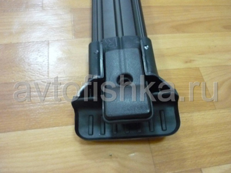 Nissan Qashqai, +2 (2006-2013) эродинамические перекладины для продольных рейлингов крыши, серебристые поперечины