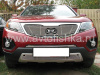 Kia Sorento 2 (09-) верхняя накладка на решетку радиатора