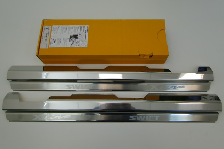 Suzuki Swift (04-) 3 дверн. накладки на внутренние пороги, к-кт 4шт.