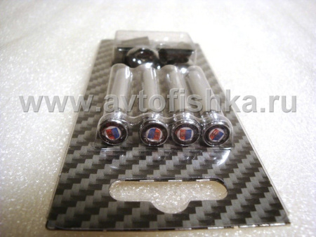 BMW все модели, декоративные наконечники кнопок блокировки дверей, хромированные с логотипом ALPINA, комплект 4 шт.